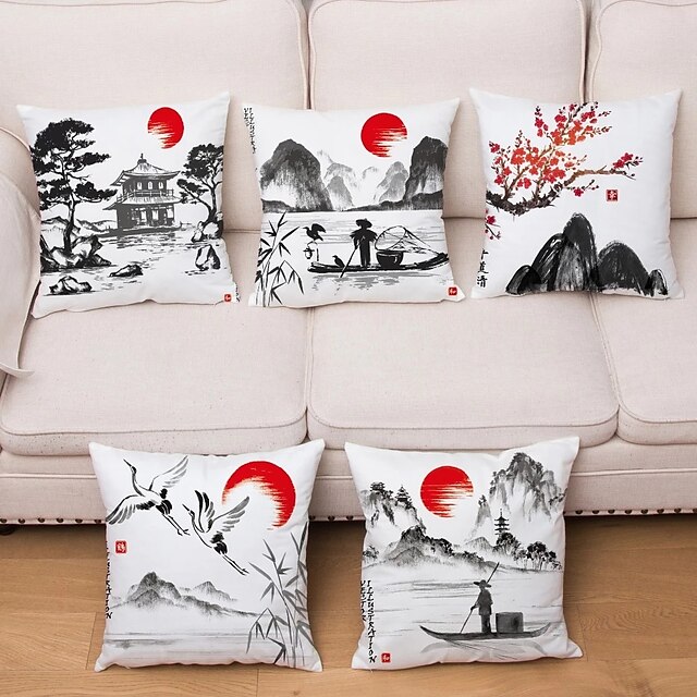 Chinese Style Double Side Cushion Cover 1PC Soft Decorative Square Throw Pillow Cover Cushion Case Pillowcase for Bedroom Livingroom Superior Quality Machine Washable Indoor Cushion for Sofa Couch Bed Chair
Chinese Style Double Side Cushion Cover 1PC Soft Decorative Square Throw Pillow Cover Cushion Case Pillowcase for Bedroom Livingroom Superior Quality Machine Washable Indoor Cushion for Sofa Couch Bed Chair