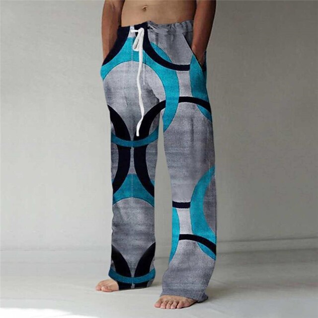 Men's Fashion Streetwear Straight Baggy Beach Pants 3D Print Elastic Drawstring Design Front Pocket Pants Casual Daily Graphic Prints Geometry Comfort Soft Mid Waist Gray S M L XL XXL
Men's Fashion Streetwear Straight Baggy Beach Pants 3D Print Elastic Drawstring Design Front Pocket Pants Casual Daily Graphic Prints Geometry Comfort Soft Mid Waist Gray S M L XL XXL