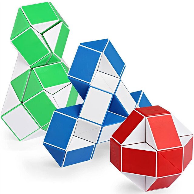 3PCS Large Size Cube Twist Puzzle Magic Snake Sensory Toys Collection Brain Teaser Stocking Stuffers Party Favors Game Goodie Bags Fillers for Kids Adults Teens
3PCS Large Size Cube Twist Puzzle Magic Snake Sensory Toys Collection Brain Teaser Stocking Stuffers Party Favors Game Goodie Bags Fillers for Kids Adults Teens