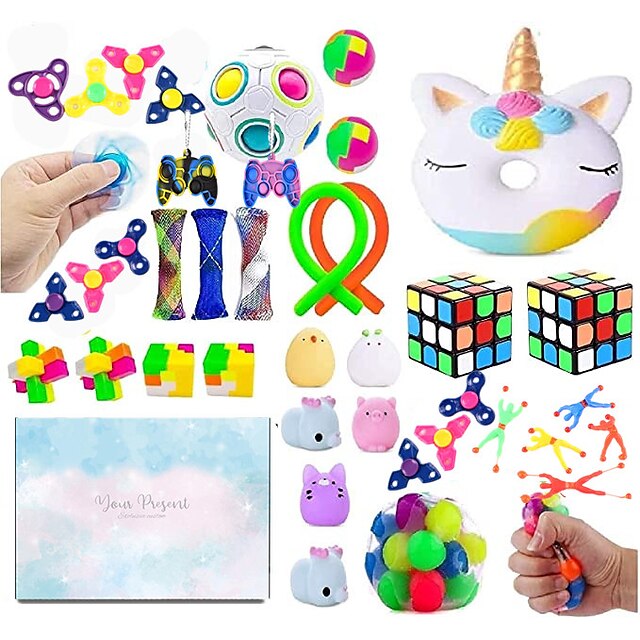 Finger Toy Sensory Fidget Toy Stress Reliever 36 pcs Portable Cute Stress and Anxiety Relief Durable Slow Rising For Boys and Girls Home Outdoor
Finger Toy Sensory Fidget Toy Stress Reliever 36 pcs Portable Cute Stress and Anxiety Relief Durable Slow Rising For Boys and Girls Home Outdoor