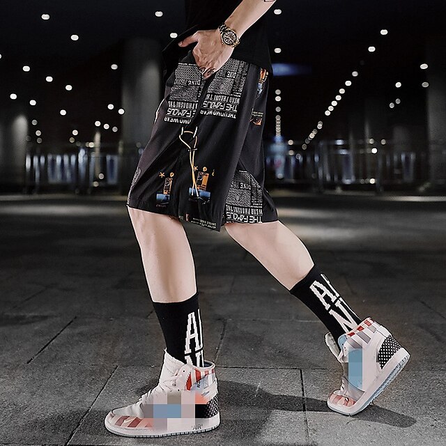 Men's Chic Modern Casual / Sporty Shorts Patchwork Knee Length Pants Daily Gym Micro-elastic Color Block Letter Mid Waist Black S M L XL
Men's Chic Modern Casual / Sporty Shorts Patchwork Knee Length Pants Daily Gym Micro-elastic Color Block Letter Mid Waist Black S M L XL