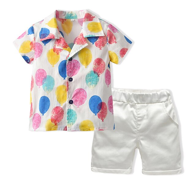 Kids Boys Shirt Shorts Clothing Set 2 Pieces Short Sleeve Pink Graphic Print Vacation Casual Comfort 2-6 Years
Kids Boys Shirt Shorts Clothing Set 2 Pieces Short Sleeve Pink Graphic Print Vacation Casual Comfort 2-6 Years