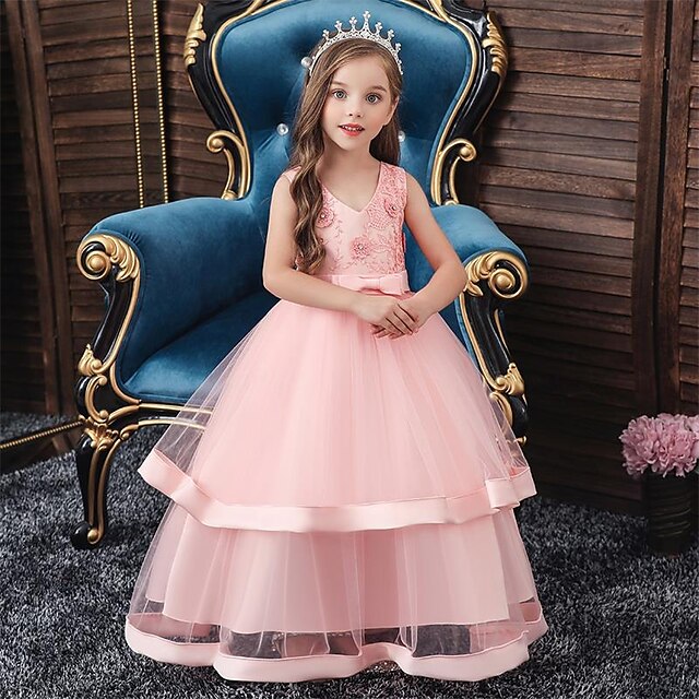 Kids Little Girls' Dress Flower Tulle Dress Party Daily Bow Green Gray Pink Tulle Maxi Sleeveless Elegant Cute Dresses Children's Day Spring Summer Slim 3-12 Years
Kids Little Girls' Dress Flower Tulle Dress Party Daily Bow Green Gray Pink Tulle Maxi Sleeveless Elegant Cute Dresses Children's Day Spring Summer Slim 3-12 Years