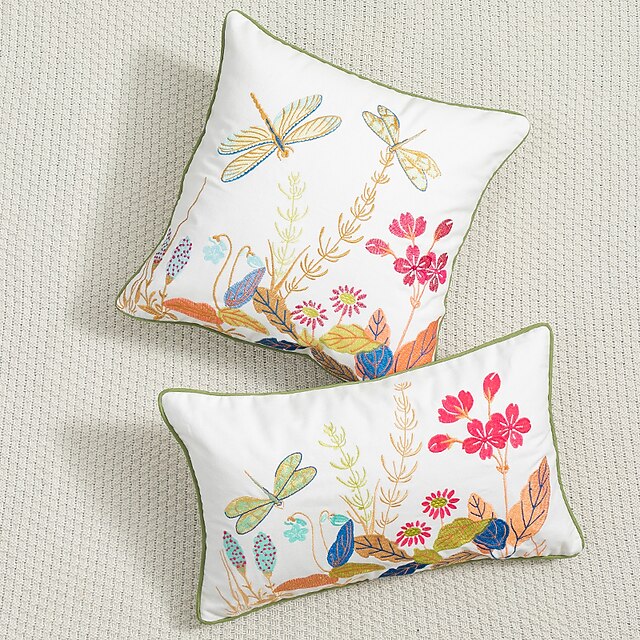 1pc Emboisery Cotton Pillow Cover Floral Modern Square Zipper Traditional Classic
1pc Emboisery Cotton Pillow Cover Floral Modern Square Zipper Traditional Classic