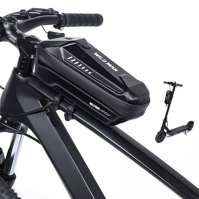 WILD MAN 1 L Bike Frame Bag Top Tube Reflective Waterproof Portable Bike Bag PU Leather EVA Bicycle Bag Cycle Bag Cycling Outdoor Exercise
WILD MAN 1 L Bike Frame Bag Top Tube Reflective Waterproof Portable Bike Bag PU Leather EVA Bicycle Bag Cycle Bag Cycling Outdoor Exercise