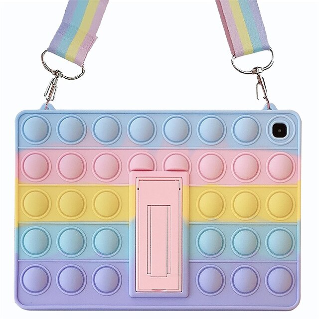 Pop it Tablet Case for Lenovo Tab M8 TB-8505F / TB-8705F Kids Fidget Poppet Puppet Push Rainbow Bubble Silicone Case Cover with Stand Lanyard for Lenovo M8 Tablet 8.0 Inch - Should Strap
Pop it Tablet Case for Lenovo Tab M8 TB-8505F / TB-8705F Kids Fidget Poppet Puppet Push Rainbow Bubble Silicone Case Cover with Stand Lanyard for Lenovo M8 Tablet 8.0 Inch - Should Strap
