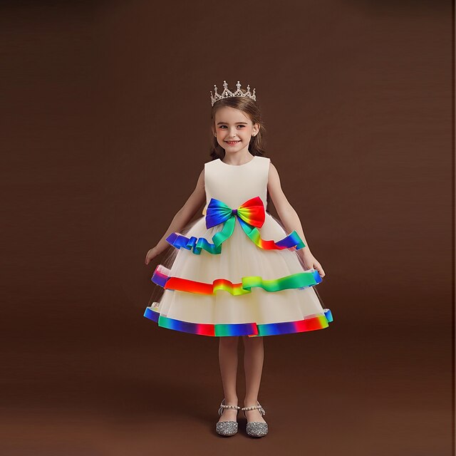 Kids Little Girls' Dress Plain Tulle Dress Party Daily Bow Green Blue Wine Knee-length Sleeveless Elegant Cute Dresses Children's Day Spring Summer Slim 3-10 Years
Kids Little Girls' Dress Plain Tulle Dress Party Daily Bow Green Blue Wine Knee-length Sleeveless Elegant Cute Dresses Children's Day Spring Summer Slim 3-10 Years