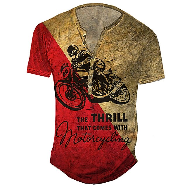 Men's Henley Shirt Tee T shirt 3D Print Graphic Color Block Motorcycle Plus Size Henley Daily Sports Button-Down Print Short Sleeve Tops Basic Casual Classic Designer Yellow
Men's Henley Shirt Tee T shirt 3D Print Graphic Color Block Motorcycle Plus Size Henley Daily Sports Button-Down Print Short Sleeve Tops Basic Casual Classic Designer Yellow