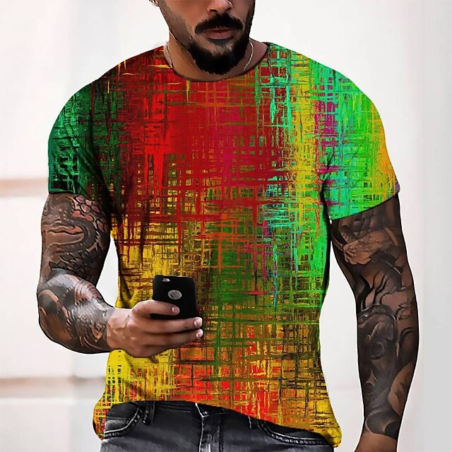 Men's Tee T shirt 3D Print Graphic Round Neck Casual Daily 3D Print Short Sleeve Tops Fashion Designer Cool Comfortable Red
Men's Tee T shirt 3D Print Graphic Round Neck Casual Daily 3D Print Short Sleeve Tops Fashion Designer Cool Comfortable Red