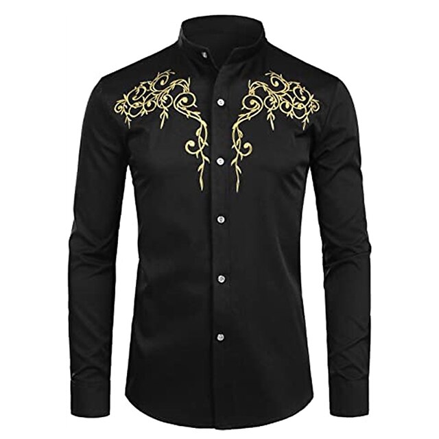 Men's Shirt Totem Turndown Street Casual Button-Down Long Sleeve Tops Casual Fashion Breathable Comfortable Wine Black / White Blue
Men's Shirt Totem Turndown Street Casual Button-Down Long Sleeve Tops Casual Fashion Breathable Comfortable Wine Black / White Blue