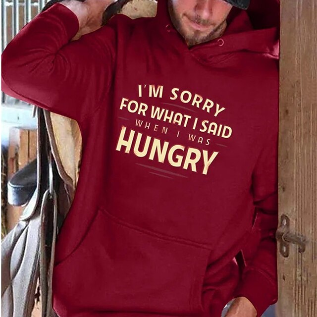 Men's Pullover Hoodie Sweatshirt Graphic Letter Print Sports Outdoor Casual Daily Hot Stamping Basic Casual Hoodies Sweatshirts Red
Men's Pullover Hoodie Sweatshirt Graphic Letter Print Sports Outdoor Casual Daily Hot Stamping Basic Casual Hoodies Sweatshirts Red