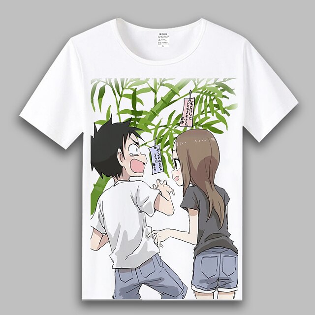 Inspired by Teasing Master Takagi-san Takagi Nishikata T-shirt Anime 100% Polyester Anime 3D Harajuku Graphic T-shirt For Men's / Women's / Couple's
Inspired by Teasing Master Takagi-san Takagi Nishikata T-shirt Anime 100% Polyester Anime 3D Harajuku Graphic T-shirt For Men's / Women's / Couple's
