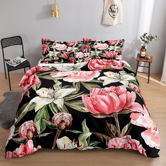 Vintage Floral Pattern 3-Pieces Duvet Cover Set Hotel Bedding Sets Kids Comforter Cover with Soft Lightweight Microfiber, Include 1 Duvet Cover, 2 Pillowcases(1 Pillowcase for Twin/Single)
Vintage Floral Pattern 3-Pieces Duvet Cover Set Hotel Bedding Sets Kids Comforter Cover with Soft Lightweight Microfiber, Include 1 Duvet Cover, 2 Pillowcases(1 Pillowcase for Twin/Single)