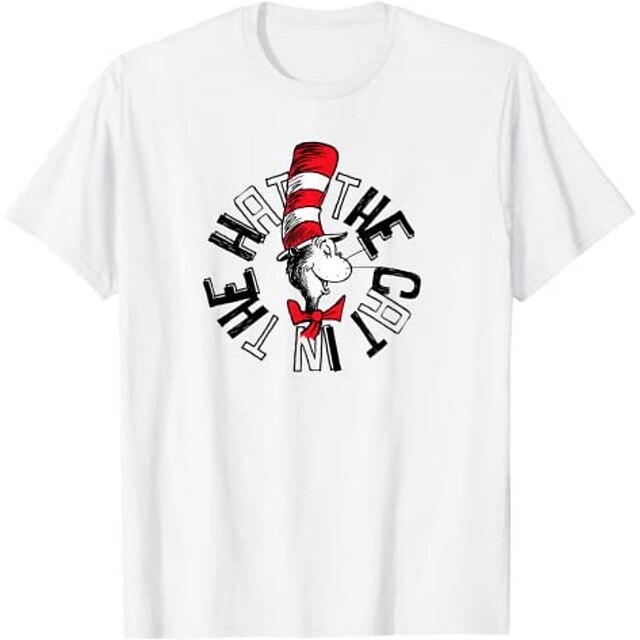 Inspired by The Cat in the Hat Dr. Seuss T-shirt Cartoon 100% Polyester Anime Harajuku Graphic Kawaii T-shirt For Men's / Women's / Couple's
Inspired by The Cat in the Hat Dr. Seuss T-shirt Cartoon 100% Polyester Anime Harajuku Graphic Kawaii T-shirt For Men's / Women's / Couple's