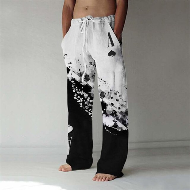 Men's Fashion Streetwear Straight Baggy Beach Pants 3D Print Elastic Drawstring Design Front Pocket Pants Casual Daily Color Block Graphic Prints Comfort Soft Mid Waist Black S M L XL XXL
Men's Fashion Streetwear Straight Baggy Beach Pants 3D Print Elastic Drawstring Design Front Pocket Pants Casual Daily Color Block Graphic Prints Comfort Soft Mid Waist Black S M L XL XXL