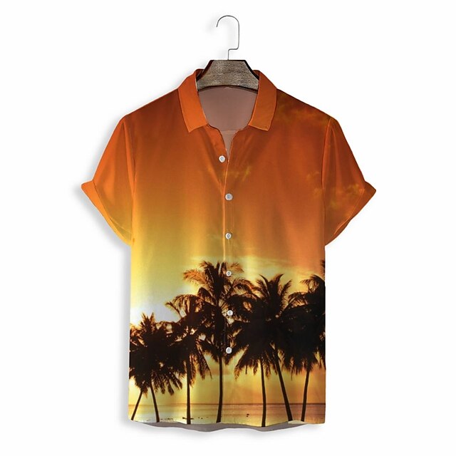 Men's Shirt 3D Print Graphic Turndown Casual Daily 3D Print Short Sleeve Tops Casual Fashion Classic Orange
Men's Shirt 3D Print Graphic Turndown Casual Daily 3D Print Short Sleeve Tops Casual Fashion Classic Orange