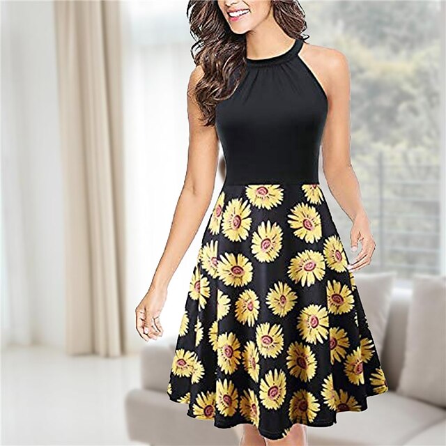 Women's A Line Dress Short Mini Dress Blue White Black Royal Blue Light gray Brown Yellow Sleeveless Floral Print Spring Summer Round Neck Stylish Casual Modern 2022 S M L XL XXL
Women's A Line Dress Short Mini Dress Blue White Black Royal Blue Light gray Brown Yellow Sleeveless Floral Print Spring Summer Round Neck Stylish Casual Modern 2022 S M L XL XXL