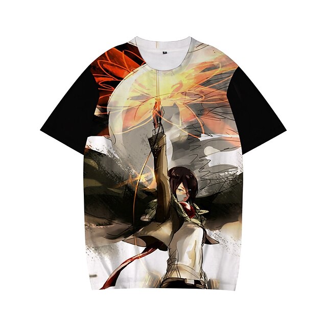 Inspired by Attack on Titan Mikasa Ackerman T-shirt Cartoon 100% Polyester Anime Harajuku Graphic Kawaii T-shirt For Men's / Women's / Couple's
Inspired by Attack on Titan Mikasa Ackerman T-shirt Cartoon 100% Polyester Anime Harajuku Graphic Kawaii T-shirt For Men's / Women's / Couple's