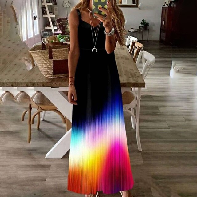 Women's Strap Dress Maxi long Dress Orange Sleeveless Color Gradient Backless Cold Shoulder Spring Summer Spaghetti Strap Casual 2022 S M L XL XXL 3XL 4XL 5XL
Women's Strap Dress Maxi long Dress Orange Sleeveless Color Gradient Backless Cold Shoulder Spring Summer Spaghetti Strap Casual 2022 S M L XL XXL 3XL 4XL 5XL