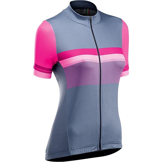21Grams Women's Short Sleeve Cycling Jersey Summer Spandex Grey Stripes Bike Top Mountain Bike MTB Road Bike Cycling Quick Dry Moisture Wicking Sports Clothing Apparel / Stretchy / Athleisure
21Grams Women's Short Sleeve Cycling Jersey Summer Spandex Grey Stripes Bike Top Mountain Bike MTB Road Bike Cycling Quick Dry Moisture Wicking Sports Clothing Apparel / Stretchy / Athleisure
