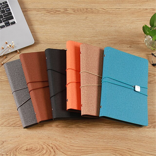 Notebook Ruled A5 5.8×8.3 Inch Retro Aesthetic PU SoftCover Portable 200 Pages Notebook for Office Business
Notebook Ruled A5 5.8×8.3 Inch Retro Aesthetic PU SoftCover Portable 200 Pages Notebook for Office Business