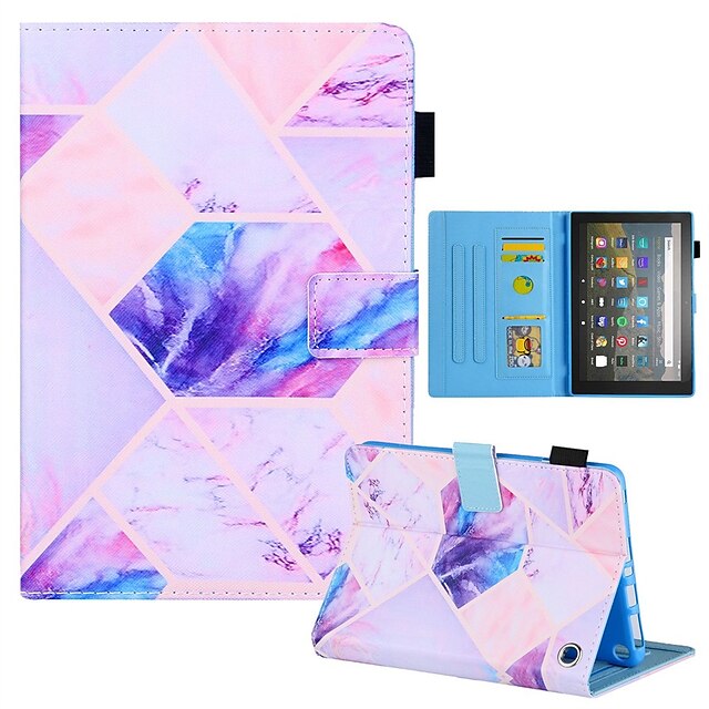Tablet Case Cover For Amazon Kindle Fire HD 10 / Plus 2021 Fire HD 8 / Plus 2020 Fire 7 (2017) Portable Shockproof with Stand Solid Colored PU Leather
Tablet Case Cover For Amazon Kindle Fire HD 10 / Plus 2021 Fire HD 8 / Plus 2020 Fire 7 (2017) Portable Shockproof with Stand Solid Colored PU Leather