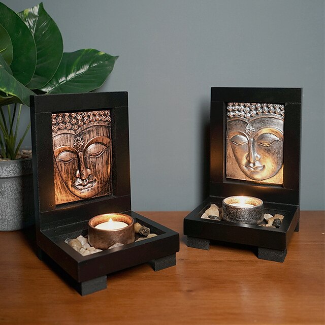 Buddha Statue Candlestick Zen Aromatherapy Home Spa Beauty Salon Decoration Handicraft Sand Table Decoration
Buddha Statue Candlestick Zen Aromatherapy Home Spa Beauty Salon Decoration Handicraft Sand Table Decoration
