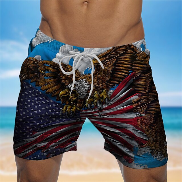 Men's Designer Streetwear Shorts Beach Shorts 3D Print Elastic Drawstring Design Short Pants Casual Daily Micro-elastic Graphic Eagle Breathable Soft Mid Waist Dark Blue S M L XL XXL
Men's Designer Streetwear Shorts Beach Shorts 3D Print Elastic Drawstring Design Short Pants Casual Daily Micro-elastic Graphic Eagle Breathable Soft Mid Waist Dark Blue S M L XL XXL