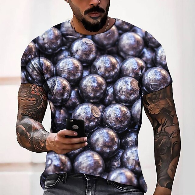 Men's Tee T shirt 3D Print Graphic Round Neck Casual Daily 3D Print Short Sleeve Tops Fashion Designer Cool Comfortable Gray
Men's Tee T shirt 3D Print Graphic Round Neck Casual Daily 3D Print Short Sleeve Tops Fashion Designer Cool Comfortable Gray