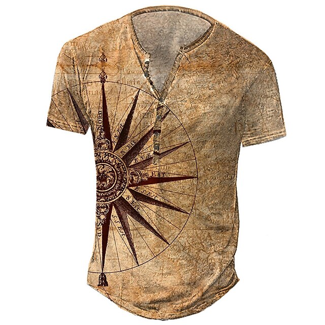 Men's Henley Shirt Tee T shirt 3D Print Graphic Machine Plus Size Henley Daily Sports Button-Down Print Short Sleeve Tops Basic Casual Classic Designer Khaki
Men's Henley Shirt Tee T shirt 3D Print Graphic Machine Plus Size Henley Daily Sports Button-Down Print Short Sleeve Tops Basic Casual Classic Designer Khaki