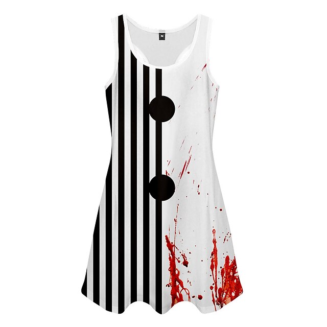 Inspired by Halloween Pumpkin Jack Skellington Dress Cartoon Polyester / Cotton Blend Anime Harajuku Graphic Kawaii Dress For Women's
Inspired by Halloween Pumpkin Jack Skellington Dress Cartoon Polyester / Cotton Blend Anime Harajuku Graphic Kawaii Dress For Women's