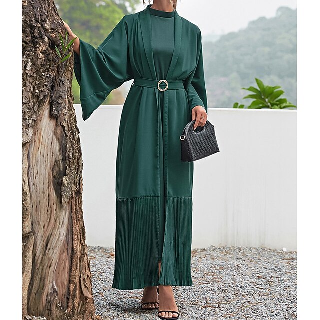 Women's A Line Dress Maxi long Dress Green Long Sleeve Pure Color Chiffon Spring Summer Stand Collar Elegant Luxurious Elegant Puff Sleeve Mesh S M L XL / Party Dress
Women's A Line Dress Maxi long Dress Green Long Sleeve Pure Color Chiffon Spring Summer Stand Collar Elegant Luxurious Elegant Puff Sleeve Mesh S M L XL / Party Dress