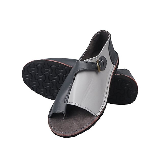 Women's Sandals Plus Size Buckle Flat Heel Round Toe Classic Daily Walking Shoes PU Leather Loafer Spring Summer Green Gray Purple
Women's Sandals Plus Size Buckle Flat Heel Round Toe Classic Daily Walking Shoes PU Leather Loafer Spring Summer Green Gray Purple