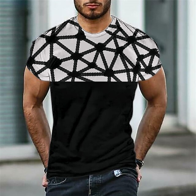 Men's T shirt 3D Print Graphic Muscle Crew Neck Casual Daily Print Short Sleeve Tops Fashion Classic Designer Big and Tall Black
Men's T shirt 3D Print Graphic Muscle Crew Neck Casual Daily Print Short Sleeve Tops Fashion Classic Designer Big and Tall Black