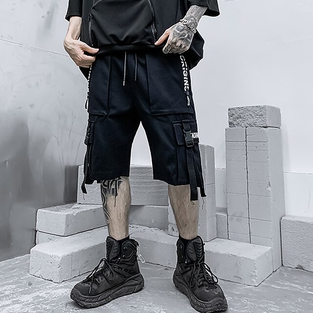 Men's Stylish Casual / Sporty Shorts Cargo Shorts Elastic Waist Multiple Pockets Knee Length Pants Sports Outdoor Daily Micro-elastic Letter Comfort Breathable Mid Waist Black M L XL XXL
Men's Stylish Casual / Sporty Shorts Cargo Shorts Elastic Waist Multiple Pockets Knee Length Pants Sports Outdoor Daily Micro-elastic Letter Comfort Breathable Mid Waist Black M L XL XXL