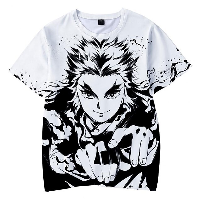 Inspired by Demon Slayer: Kimetsu no Yaiba Rengoku Shinjurou T-shirt Cartoon 100% Polyester Anime Harajuku Graphic Kawaii T-shirt For Men's / Women's / Couple's
Inspired by Demon Slayer: Kimetsu no Yaiba Rengoku Shinjurou T-shirt Cartoon 100% Polyester Anime Harajuku Graphic Kawaii T-shirt For Men's / Women's / Couple's