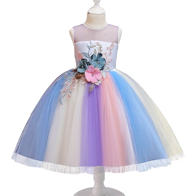 Kids Little Girls' Dress Floral colour A Line Dress Special Occasion Mesh Multicolor Maxi Sleeveless Princess Sweet Dresses Summer Regular Fit 3-10 Years
Kids Little Girls' Dress Floral colour A Line Dress Special Occasion Mesh Multicolor Maxi Sleeveless Princess Sweet Dresses Summer Regular Fit 3-10 Years