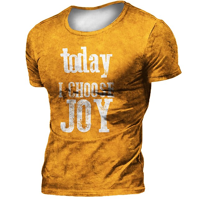 Men's Unisex T shirt 3D Print Graphic Prints Letter Crew Neck Street Daily Print Short Sleeve Tops Casual Retro Designer Big and Tall Orange
Men's Unisex T shirt 3D Print Graphic Prints Letter Crew Neck Street Daily Print Short Sleeve Tops Casual Retro Designer Big and Tall Orange