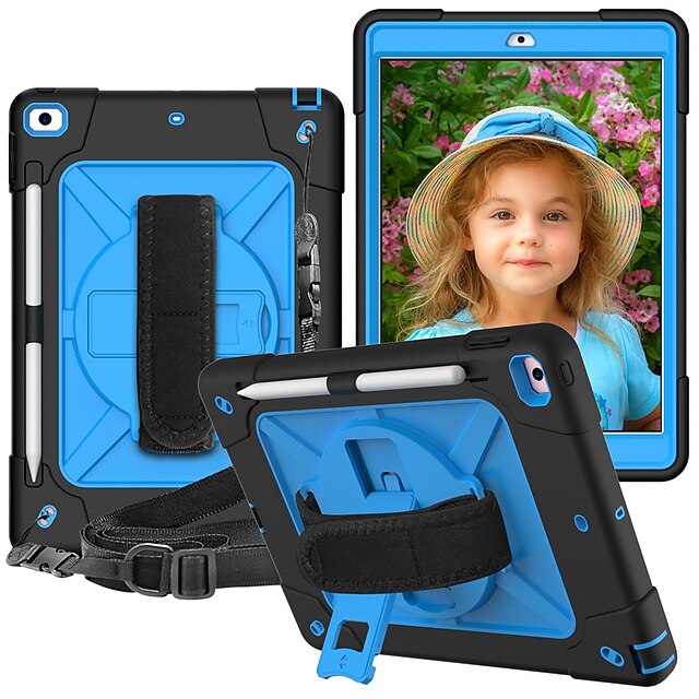 Tablet Case Cover For Apple iPad 10.2'' 9th 8th 7th Pencil Holder Shoulder Strap Shockproof Solid Colored Silicone
Tablet Case Cover For Apple iPad 10.2'' 9th 8th 7th Pencil Holder Shoulder Strap Shockproof Solid Colored Silicone