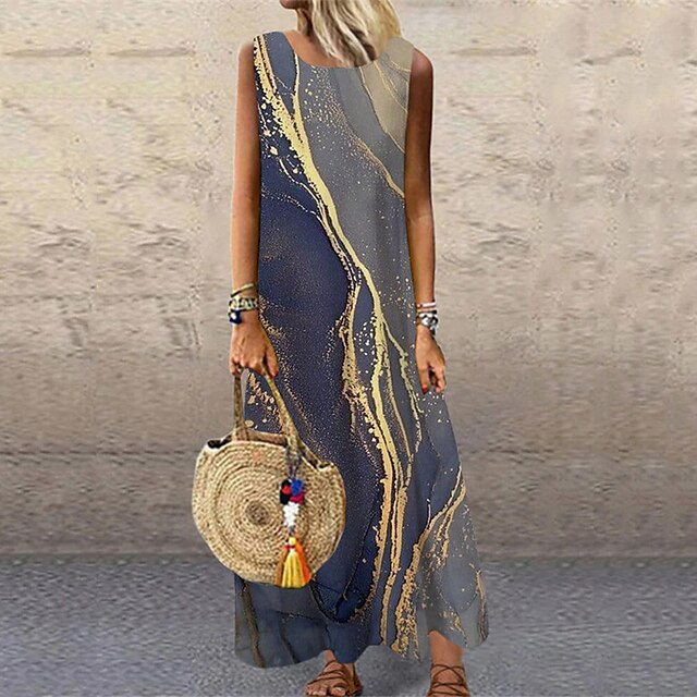Women's A Line Dress Maxi long Dress Gray Yellow Sleeveless Color Gradient Print Spring Summer Round Neck Stylish Casual Vacation 2022 S M L XL XXL 3XL
Women's A Line Dress Maxi long Dress Gray Yellow Sleeveless Color Gradient Print Spring Summer Round Neck Stylish Casual Vacation 2022 S M L XL XXL 3XL