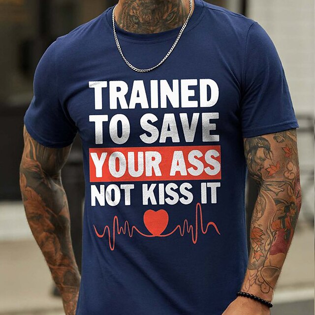 Men's T shirt Hot Stamping Graphic Prints Letter Crew Neck Casual Daily Print Short Sleeve Tops Lightweight Casual Big and Tall Sports Blue Black Gray
Men's T shirt Hot Stamping Graphic Prints Letter Crew Neck Casual Daily Print Short Sleeve Tops Lightweight Casual Big and Tall Sports Blue Black Gray