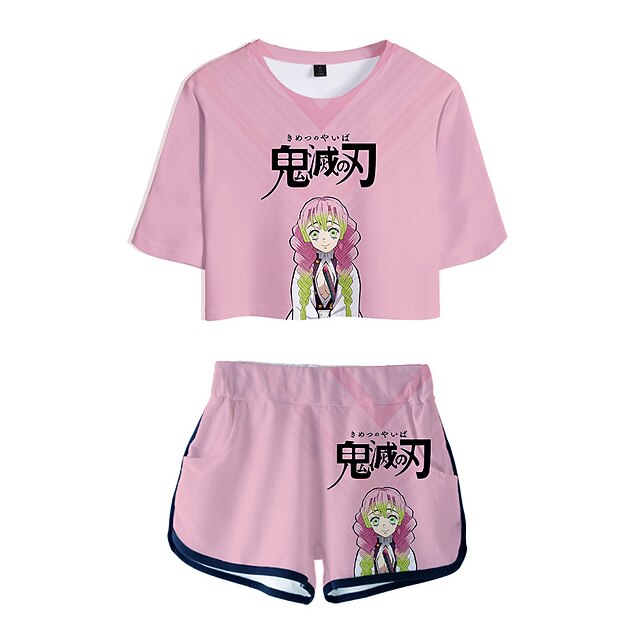 Inspired by Demon Slayer: Kimetsu no Yaiba Kanroji Mitsuri Crop Top Cartoon 100% Polyester Anime Harajuku Graphic Shorts For Women's
Inspired by Demon Slayer: Kimetsu no Yaiba Kanroji Mitsuri Crop Top Cartoon 100% Polyester Anime Harajuku Graphic Shorts For Women's
