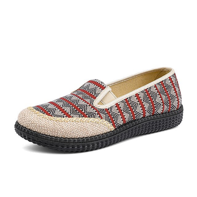 Women's Flats Driving Shoes Indoor Shoes Booties Ankle Boots Flat Heel Round Toe Casual Minimalism Home Daily Linen Loafer Summer Color Block Camel Red
Women's Flats Driving Shoes Indoor Shoes Booties Ankle Boots Flat Heel Round Toe Casual Minimalism Home Daily Linen Loafer Summer Color Block Camel Red