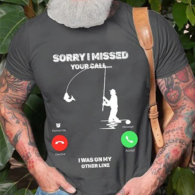 Men's T shirt Hot Stamping Graphic Fish Letter Crew Neck Casual Daily Print Short Sleeve Tops Lightweight Fashion Big and Tall Sports Gray
Men's T shirt Hot Stamping Graphic Fish Letter Crew Neck Casual Daily Print Short Sleeve Tops Lightweight Fashion Big and Tall Sports Gray