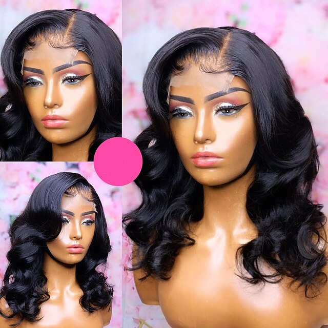 Synthetic Lace Wig Loose Wave Style 16 inch Black Middle Part 132.5 lace front Wig Women's Wig Black / Daily Wear
Synthetic Lace Wig Loose Wave Style 16 inch Black Middle Part 132.5 lace front Wig Women's Wig Black / Daily Wear