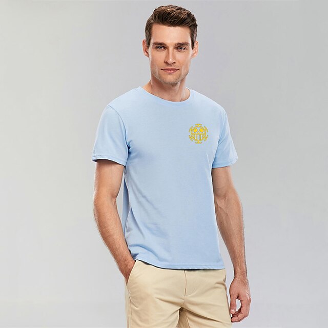Men's Unisex T shirt Hot Stamping Cartoon Graphic Graphic Prints Crew Neck Casual Daily Print Short Sleeve Tops Basic Designer Big and Tall Blue White Black
Men's Unisex T shirt Hot Stamping Cartoon Graphic Graphic Prints Crew Neck Casual Daily Print Short Sleeve Tops Basic Designer Big and Tall Blue White Black