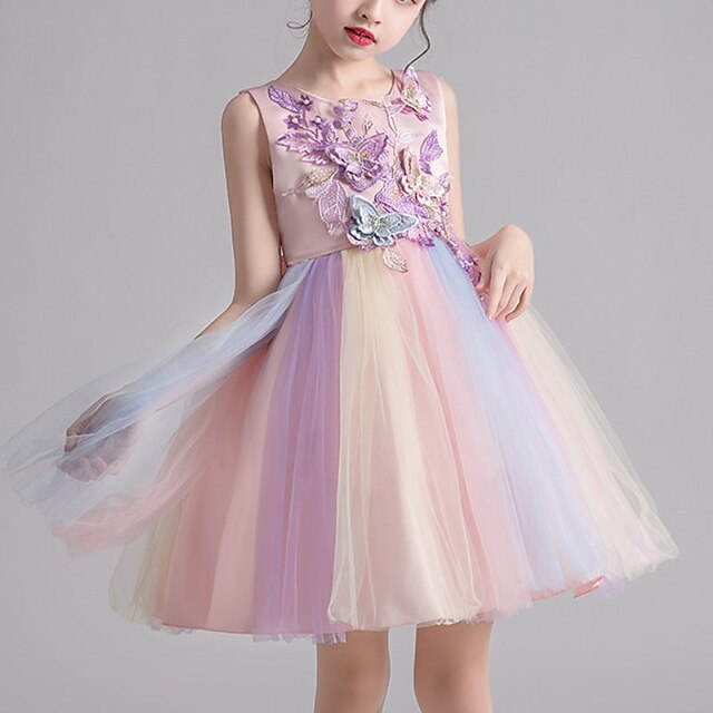Kids Little Girls' Dress Floral Flower A Line Dress Christening dress Embroidered Mesh Pink Midi Sleeveless Princess Sweet Dresses Summer Regular Fit 3-12 Years
Kids Little Girls' Dress Floral Flower A Line Dress Christening dress Embroidered Mesh Pink Midi Sleeveless Princess Sweet Dresses Summer Regular Fit 3-12 Years