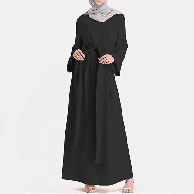 Arabian Muslim Adults Women's Cosplay Abaya Abaya Kaftan Dress For Party Festival Polyester Dress
Arabian Muslim Adults Women's Cosplay Abaya Abaya Kaftan Dress For Party Festival Polyester Dress