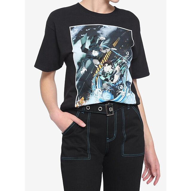 Inspired by Demon Slayer: Kimetsu no Yaiba Kamado Tanjiro Enmu T-shirt Cartoon 100% Polyester Anime Harajuku Graphic Kawaii T-shirt For Men's / Women's / Couple's
Inspired by Demon Slayer: Kimetsu no Yaiba Kamado Tanjiro Enmu T-shirt Cartoon 100% Polyester Anime Harajuku Graphic Kawaii T-shirt For Men's / Women's / Couple's