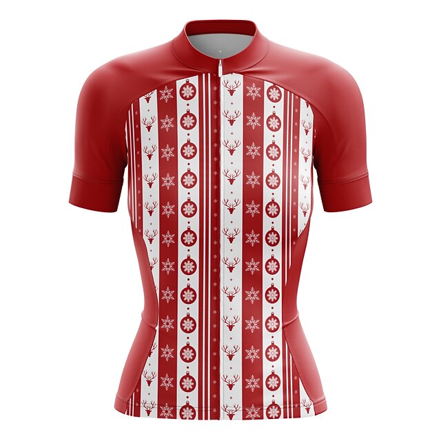21Grams Women's Short Sleeve Cycling Jersey Summer Spandex Red Bike Top Mountain Bike MTB Road Bike Cycling Quick Dry Moisture Wicking Sports Clothing Apparel / Stretchy / Athleisure
21Grams Women's Short Sleeve Cycling Jersey Summer Spandex Red Bike Top Mountain Bike MTB Road Bike Cycling Quick Dry Moisture Wicking Sports Clothing Apparel / Stretchy / Athleisure